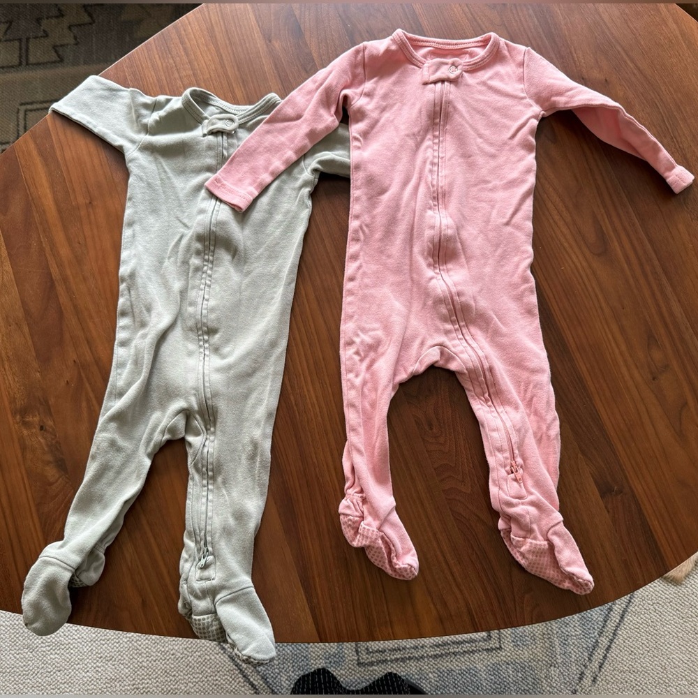 Lovedbaby snugged pajamas girls and unisex. 6-9 months old